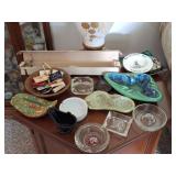 Assortment of Vintage Ashtrays, Matchbooks