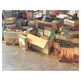 Vintage Road Maps, Books, Encyclopedias