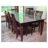 Dining Table and 7 Dining Chairs