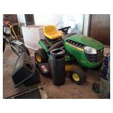 John Deere Riding Lawn Mower & Bagger Attachment