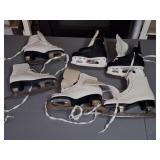 3 Pairs of Ice Skates