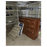 2 Non Wood Dressers, Lounge Chairs