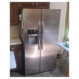 Stainless Side By Side Frigidaire Refrigerator