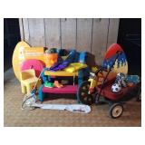 Radio Flyer Wagon, Tonka Big Wheel, Little Tikes