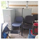 Jobsite Metal Storage Cabinets, Chairs