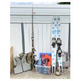 Fishing, Water Skis, Life Vests, New Camp Stool