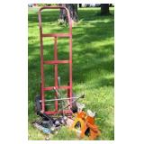 Pair Jack Stands, Dolly, Lug Wrenches, Hitches