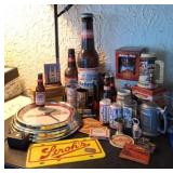 Budweiser Collectibles: Steins, Clock, Bank