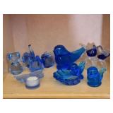 Bluebirds of Happiness, Crystal Penguin, Glass Cat