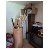 Cabinet, Picture Frames, Curtain Rods