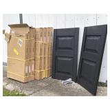 7 Pairs of New Window Shutters - 15in x 27in H