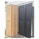 5 Pairs of New Window Shutters - 14.75 x 63in H