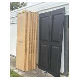 5 Pairs of New Window Shutters - 14.75 x 63in H