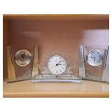 2 Danbury Clocks, 1 Unmarked Clock