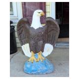Painted Concrete Eagle