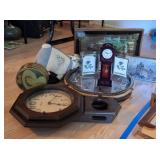 Vintage MG Car Clock, Linden Clock, Nautical Clock