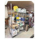 4 Tier NSF Rolling Wire Rack NOT CONTENTS