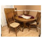Oak Kitchen Table and 4 Chairs