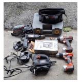 Power Tools: Ryobi, Black + Decker, Dremel, Skil
