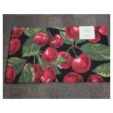 NEW Hooked Accent Rug, Memory Foam