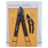 New Fiskars Lopper & Pruner Set