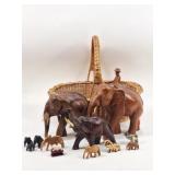 12 Elephants: Rosewood, Ironwood, Clay & More