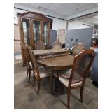 Stanley Furniture Table, 6 Chairs and Hutch