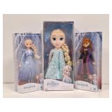 3 NEW Disney Frozen Dolls
