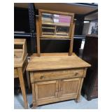 Antique Oak Washstand