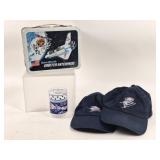1977 Space Shuttle Metal Lunch Box, Shuttle Glass