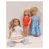 3 Dolls: American Girl, Our Generation