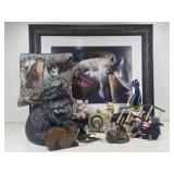 Cat Decor, Framed Cat Print
