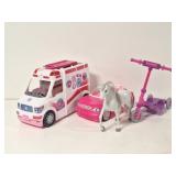 Doll Scooter, Barbie Ambulance, Barbie Car