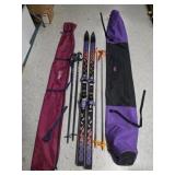 K2 Snow Skis, Travel Bag, Ski Poles