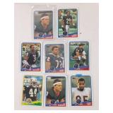 1986 & 88 Topps NFL Trading Cards: Perry, McMahon
