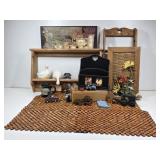 Wood Shelves, Metal Art, Placemats