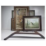 Framed Art, Oil on Canvas