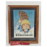 Swiss Army Knife, Framed Vtg. Homecoming Program