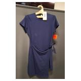 NEW Threads 4 Thought Wrap Dress Size M, Navy