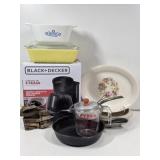 Pyrex Fridgie Dish, Wagner Skillet, Pampered Chef