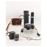 Cameras: WWII Era Contax II & Vintage Fujica ST701