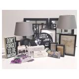 Lamps, Pictures Frames, Small Signs