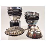 Silver Plate Caviar Clam Shaped Dish & Paul Revere
