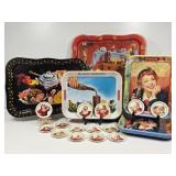 Original Metal Coca-Cola Serving Trays