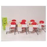 American Girl: Schoolhouse Desks, Locker, Hangers
