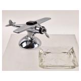 Hamilton Art Deco Airplane Table Lighter