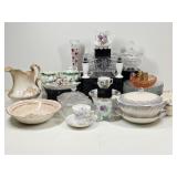 Cut & Pressed Glass, China: Royal Albert, Limoges