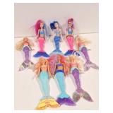 8 Barbie Mermaid Dolls