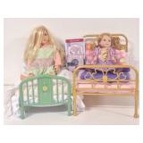 2 American Girl Doll Beds & 1 Doll, Our Gen Doll