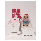 American Girl Doll, Doll Bed and Cradle
